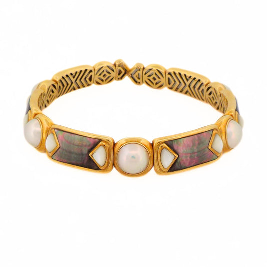 Marina B Mother of Pearl Choker Necklace