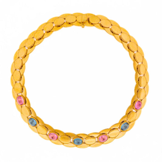 Marina B 18K 'Chexa' Multi-Gem Necklace