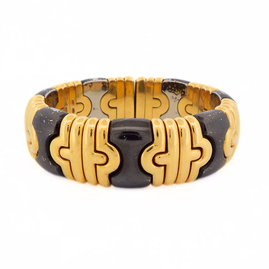 Bulgari 18K Blackened Parentesi Bracelet