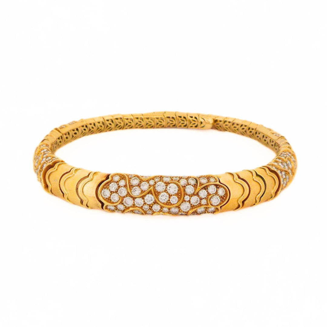 Marina B 18K 'Onda' 5-Motif Choker Necklace