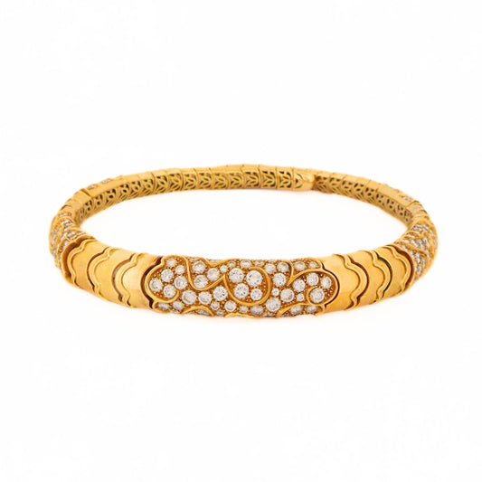 Marina B 18K 'Onda' 5-Motif Choker Necklace