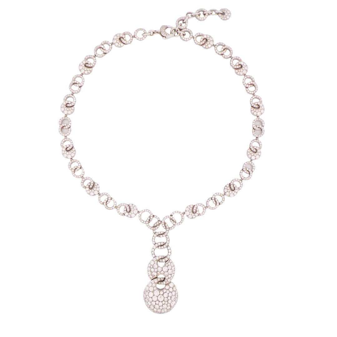 Bulgari 18K Diamond 'Cerchi' Necklace