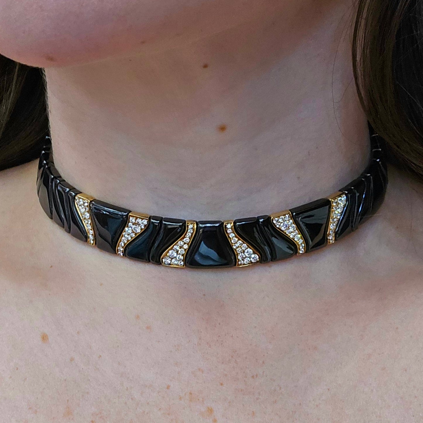 Marina B 18K 'Kar' Diamond Choker Necklace