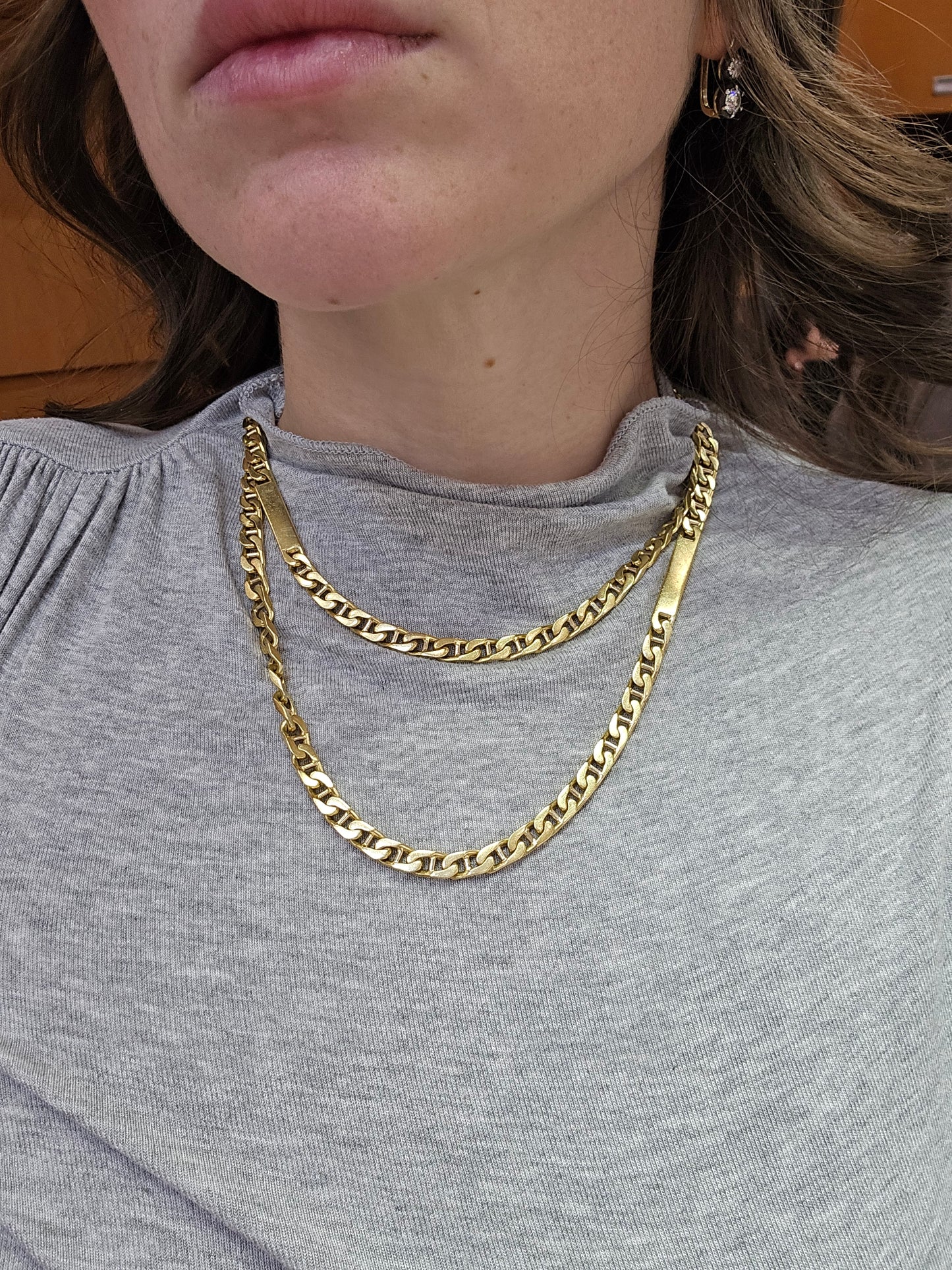 Bulgari 18K Gold Long Chain Necklace