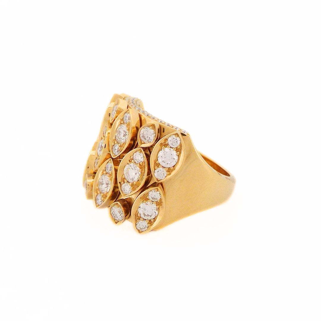 Cartier 18K Yellow Gold Diamond 'Diadea' Ring