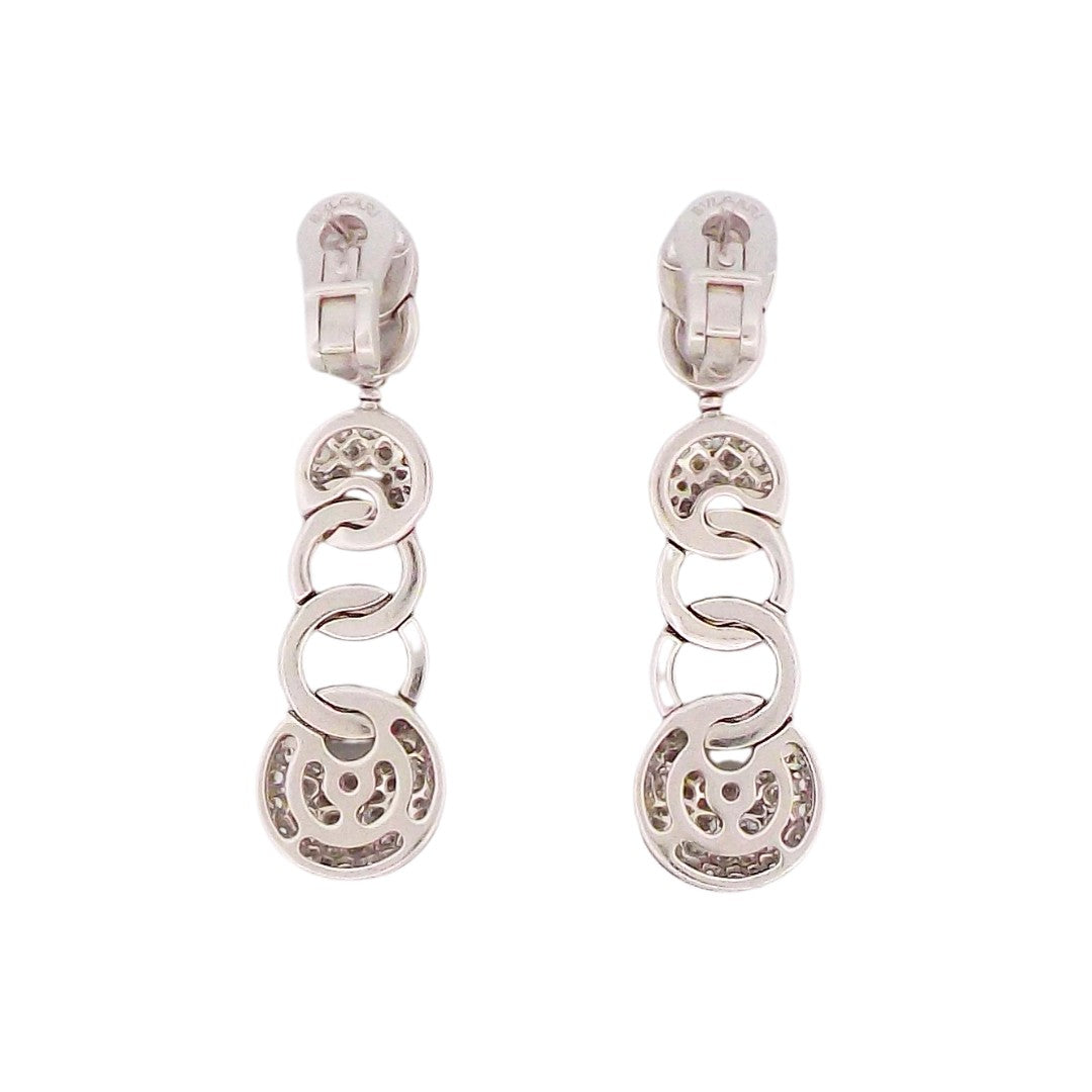 Bulgari 18K Diamond 'Cerchi' Earrings