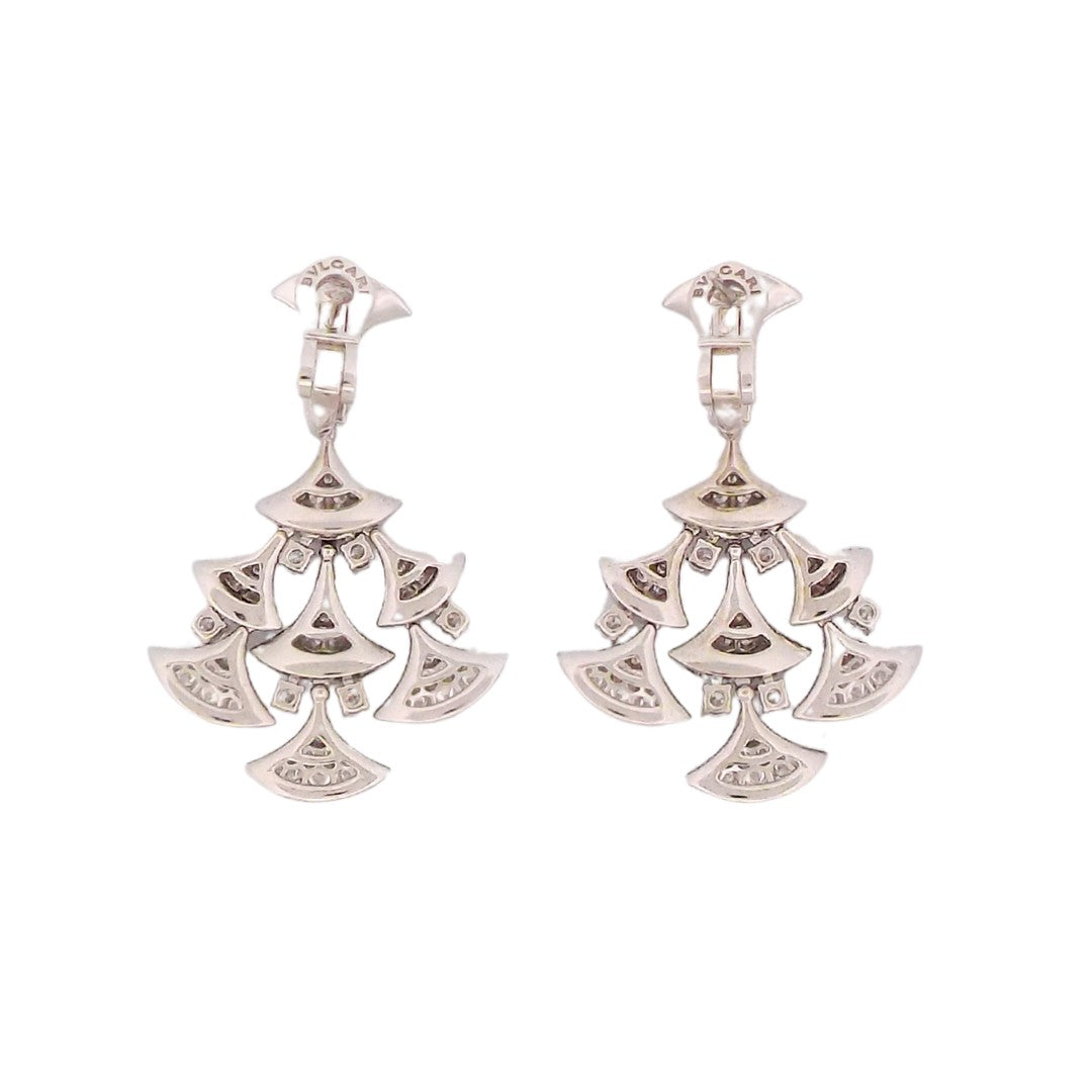 Bulgari 18K Diamond 'Divas' Dream' Earrings