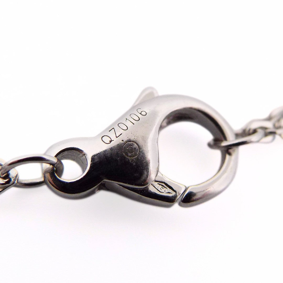 Cartier 18K Double Chain Panthère Pendant Necklace
