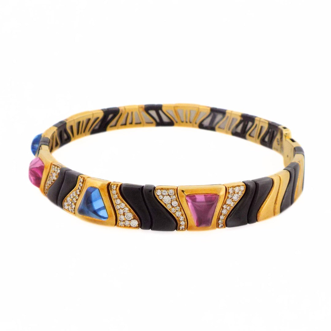 Marina B 'Kar' 18K Gemstone Choker Necklace