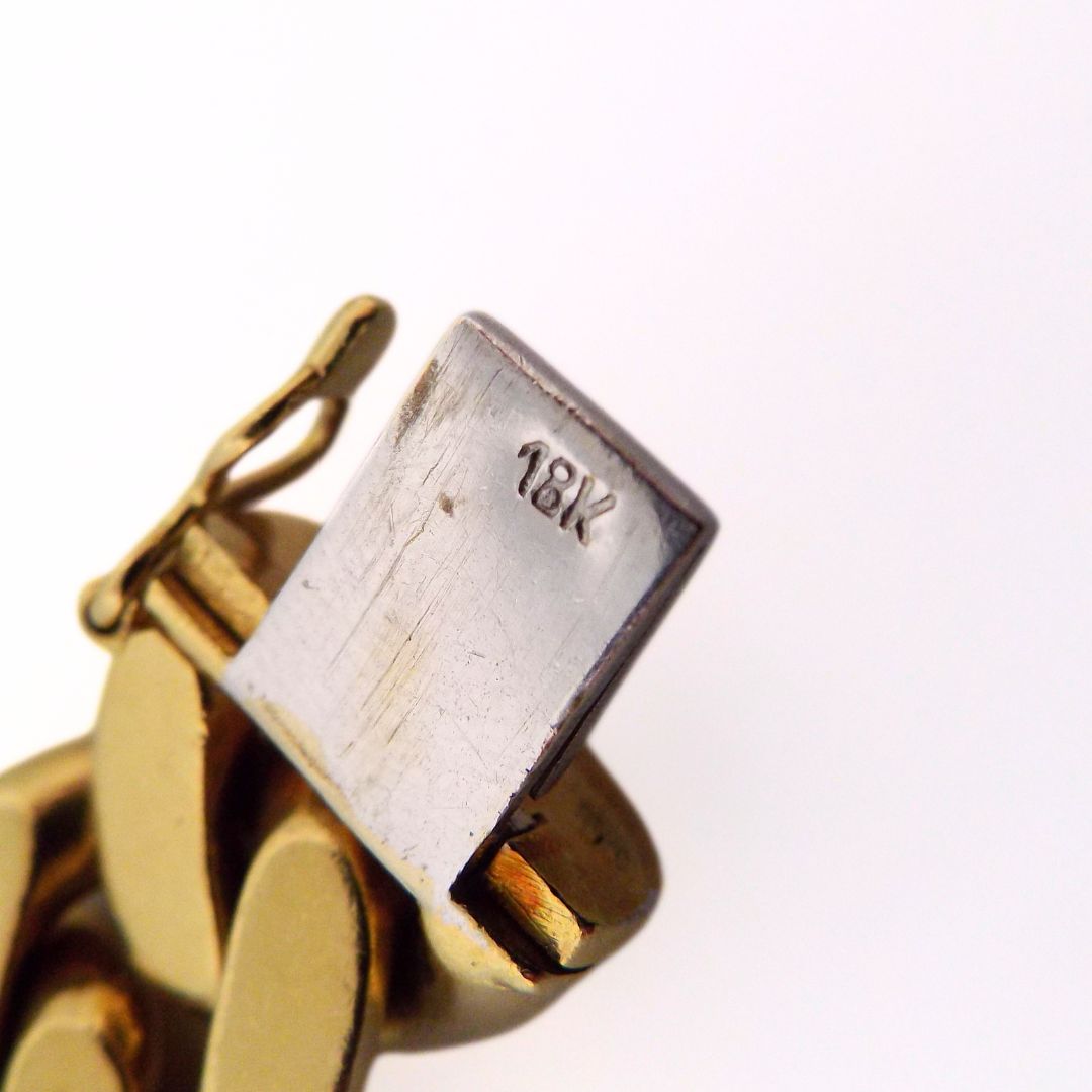 Bulgari 18K Yellow & Blackened Gold Diamond Chain Necklace
