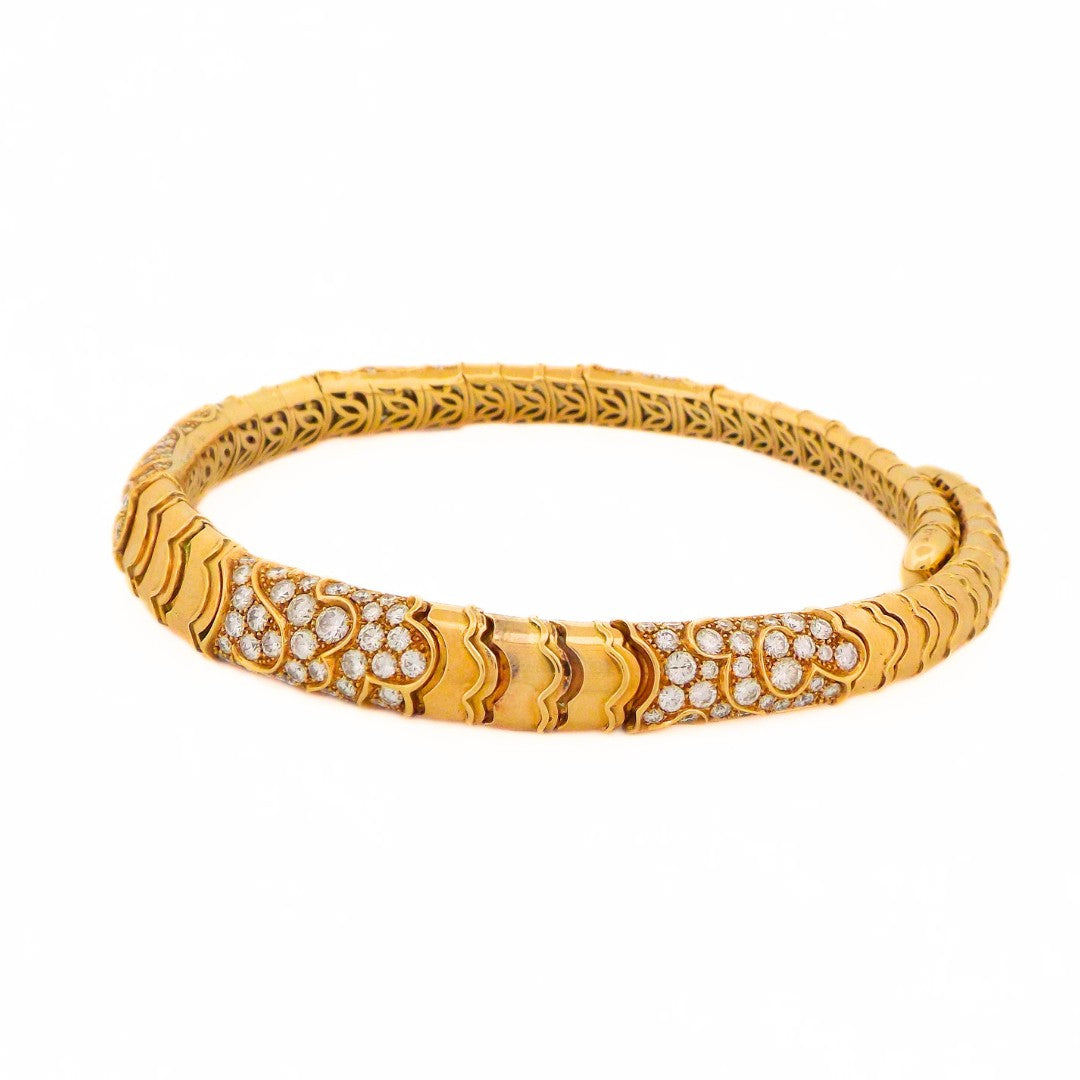 Marina B 18K 'Onda' 5-Motif Choker Necklace
