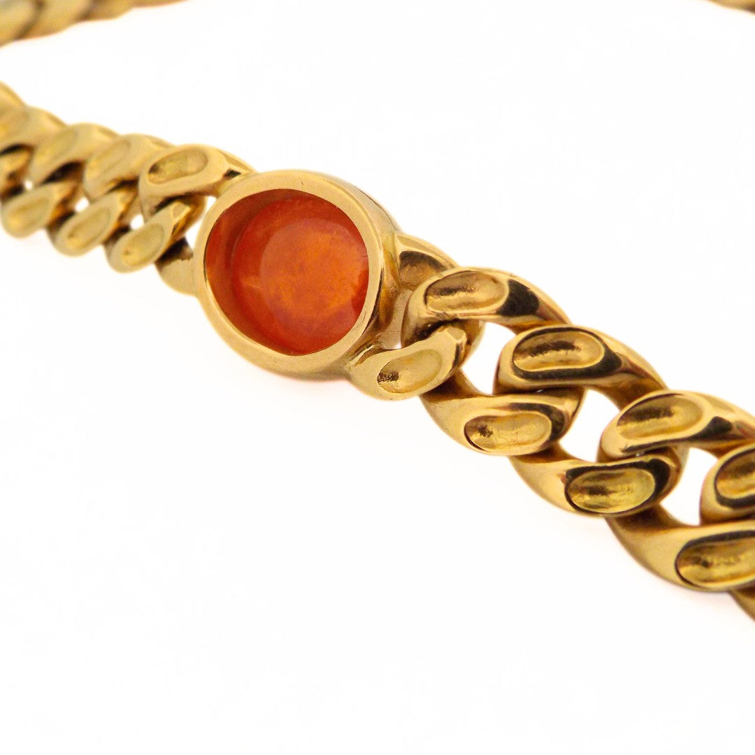 Bulgari 18K Amethyst Citrine Chain Necklace