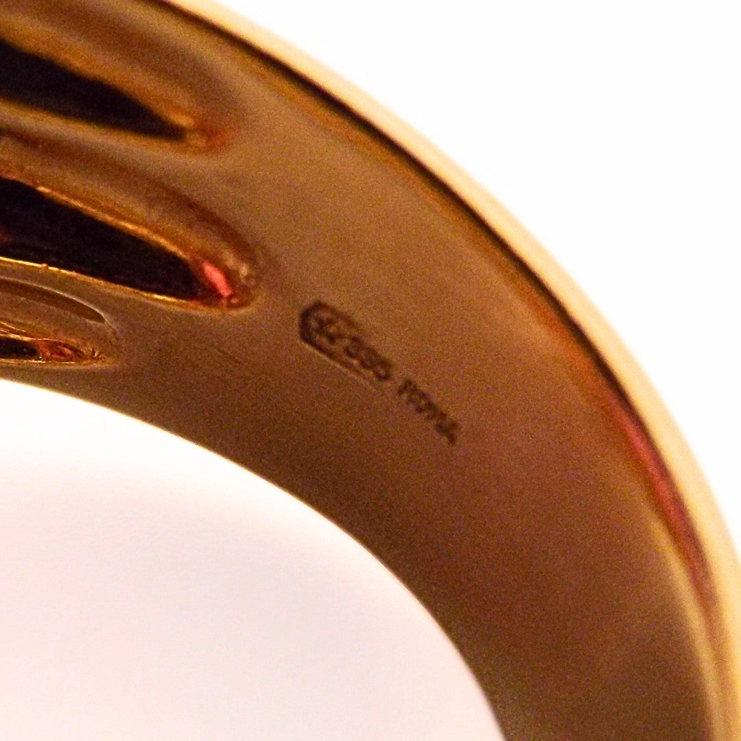 Bulgari 18K Yellow Gold Pink Tourmaline Ring