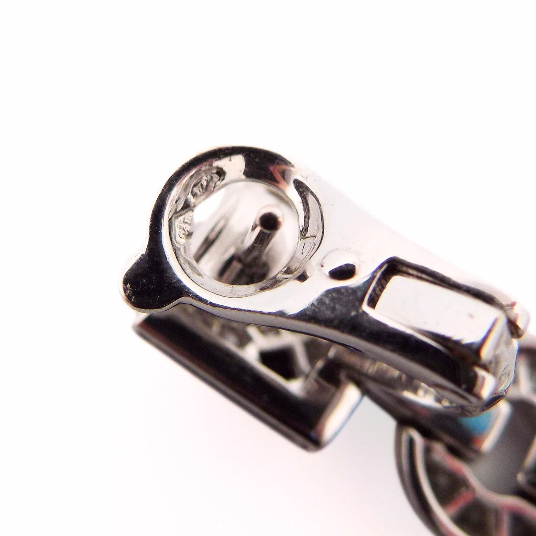 Cartier 18K Diamond Emerald Onyx 'Panthere' Earrings