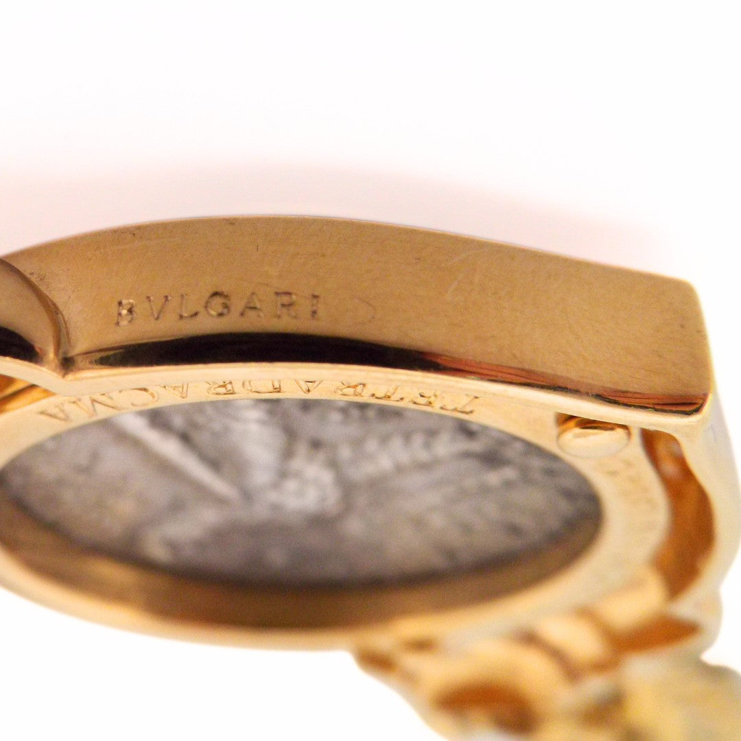 Bulgari 18K Monete Ruby Diamond Chain Necklace