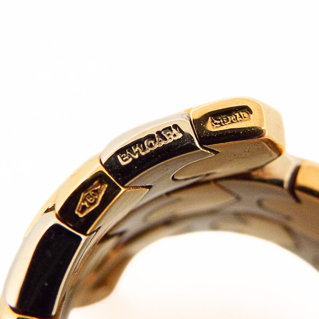 Bulgari 18K Bi-Color Gold and Tourmaline Ring
