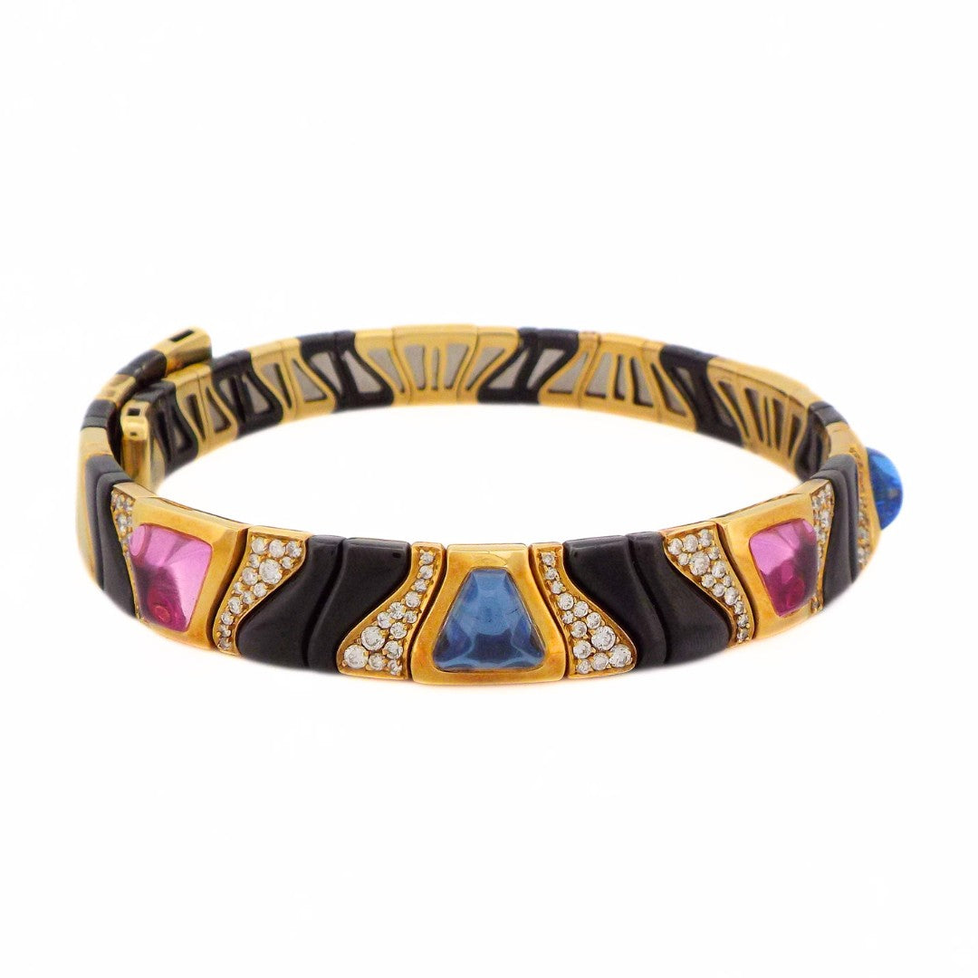 Marina B 'Kar' 18K Gemstone Choker Necklace