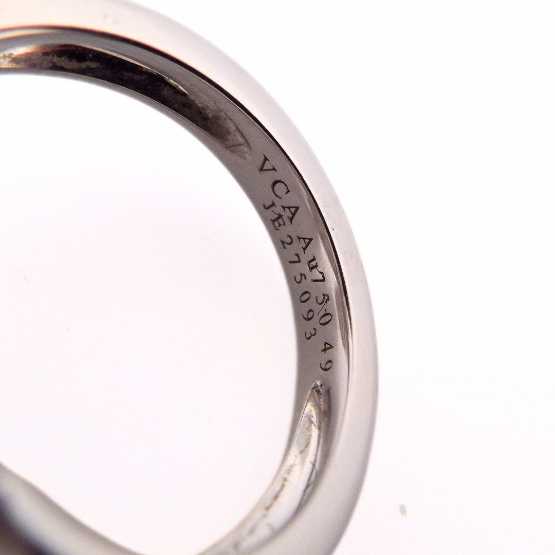 Van Cleef & Arpels 18K 'Frivole' Between the Finger Ring SZ 49