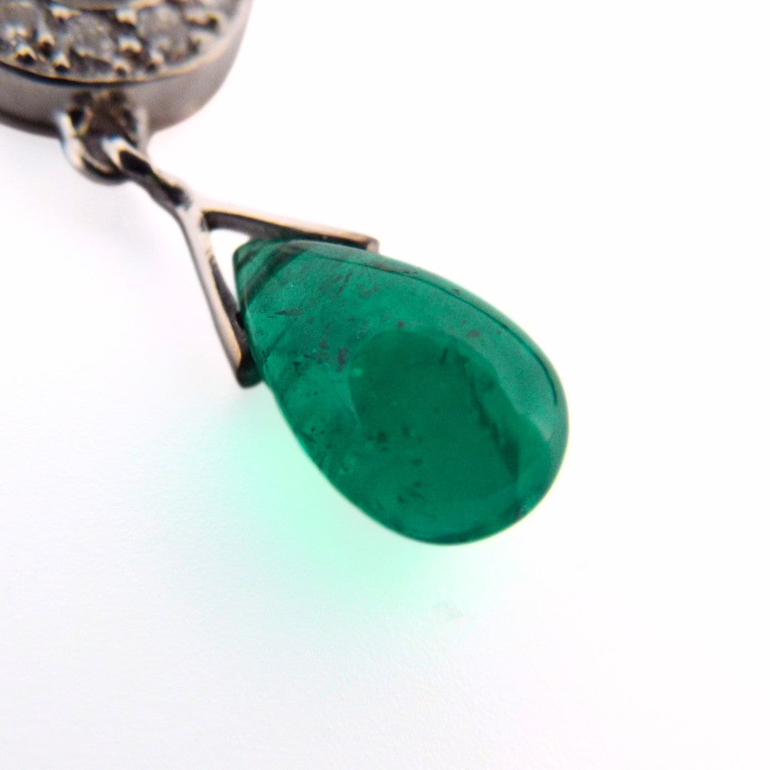 Cartier 18K Diamond Emerald Onyx 'Panthere' Necklace
