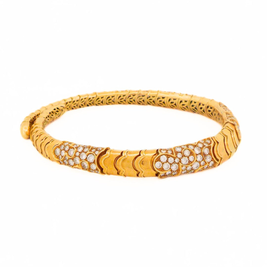 Marina B 18K 'Onda' 5-Motif Choker Necklace