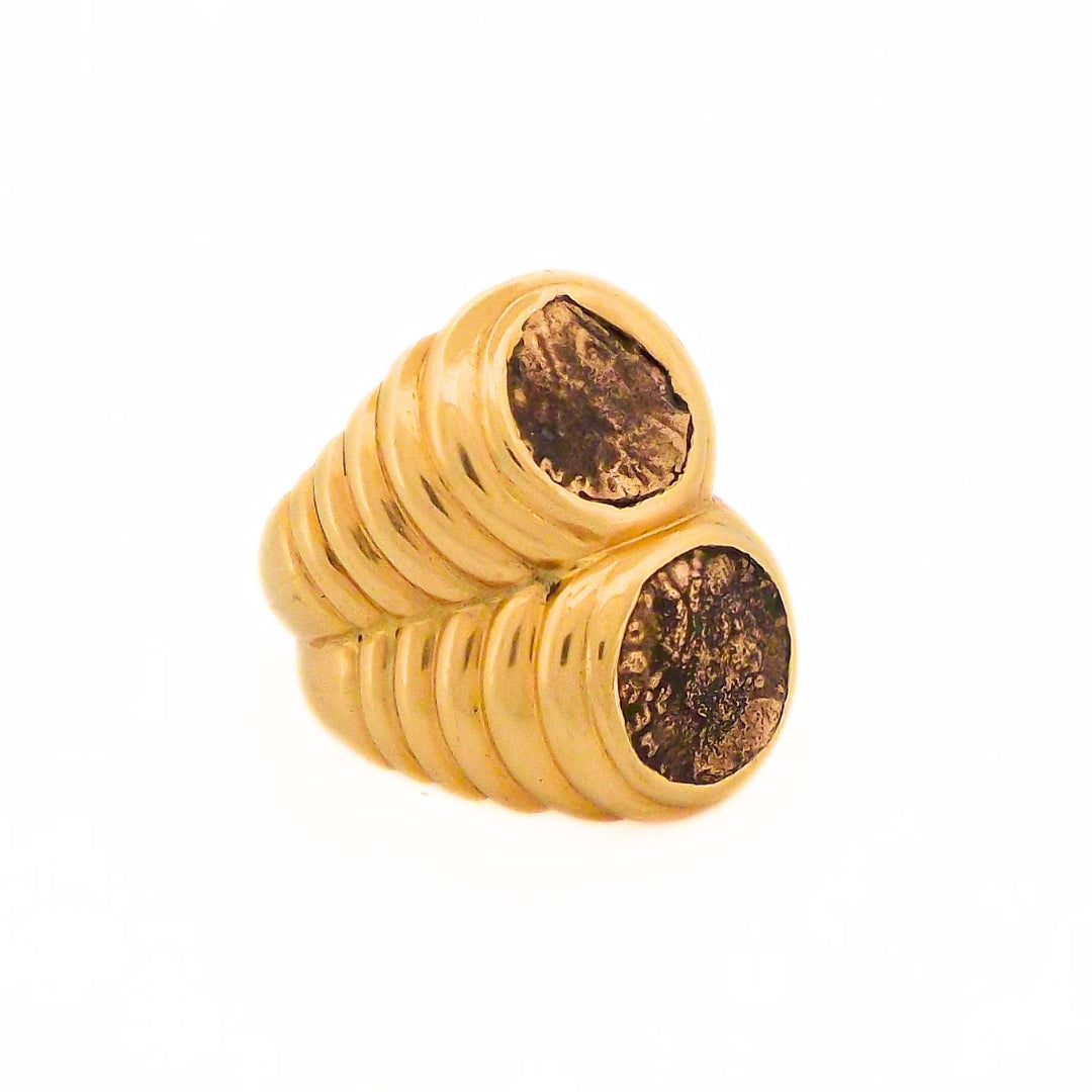 Bulgari 18K Double Monete Ring