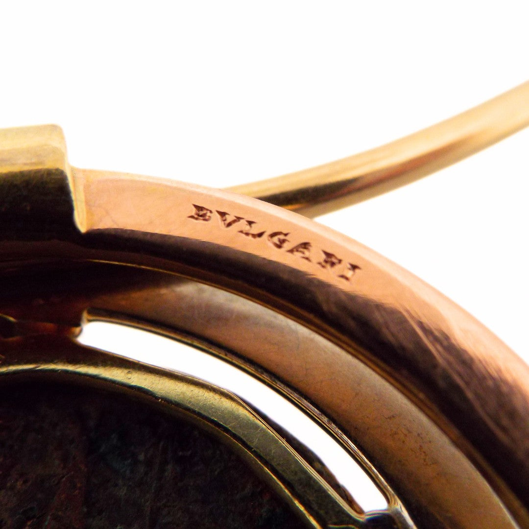 Bulgari 18K Monete Torque Necklace