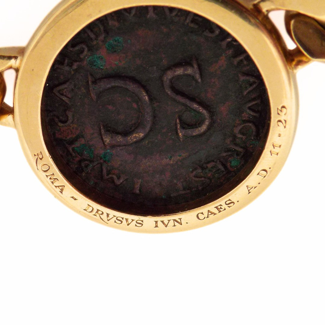 Bulgari 18K Monete Chain Necklace