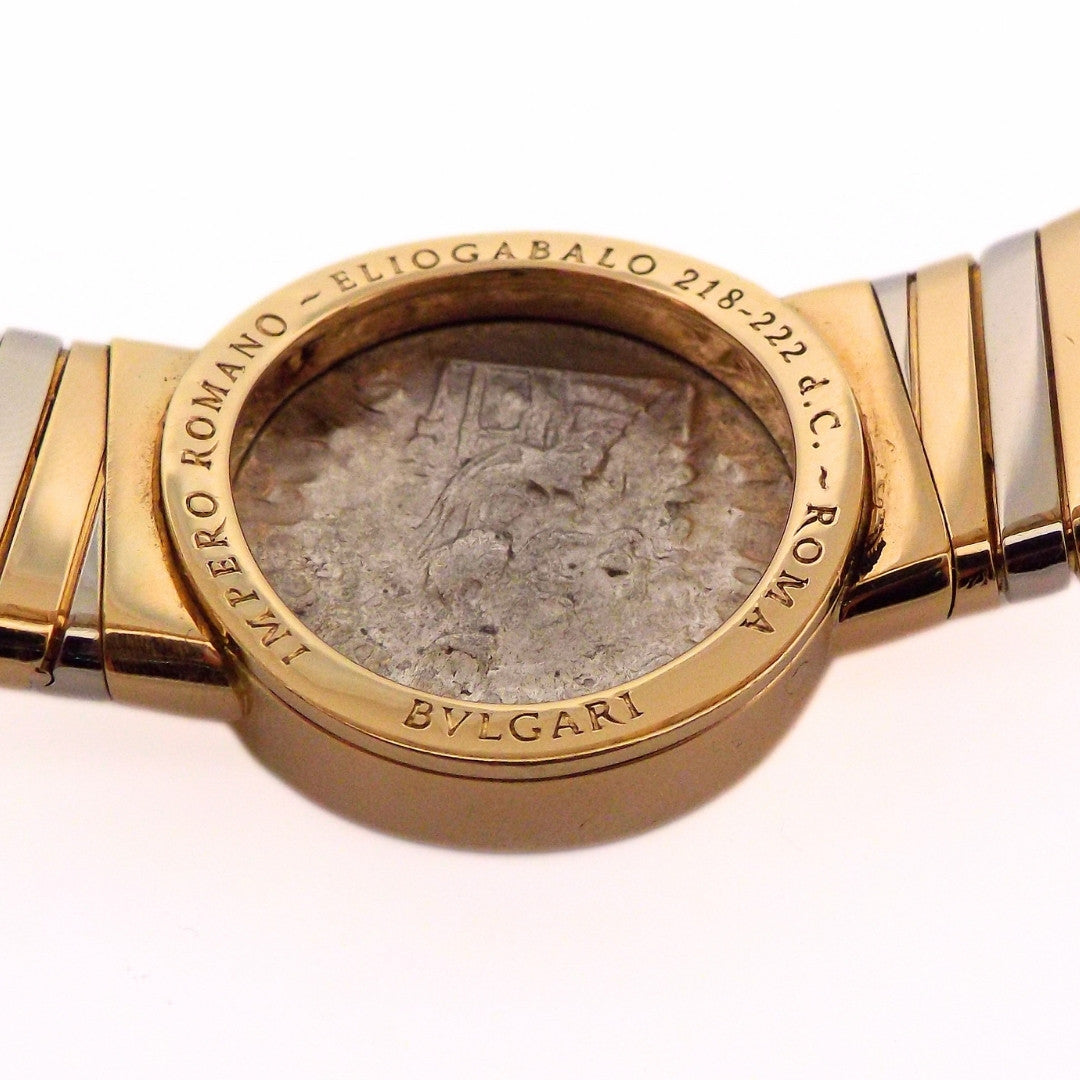 Bulgari 18K Two-Tone Gold Tubogas Monete Bracelet