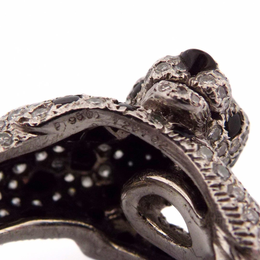 Cartier 18K Onyx Emerald Panthère de Cartier Ring