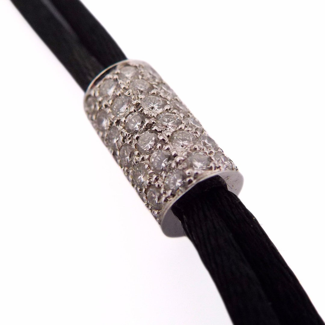 Cartier 18K Diamond Emerald Onyx 'Panthere' Necklace