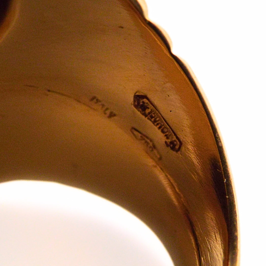 Bulgari 18K Double Monete Ring