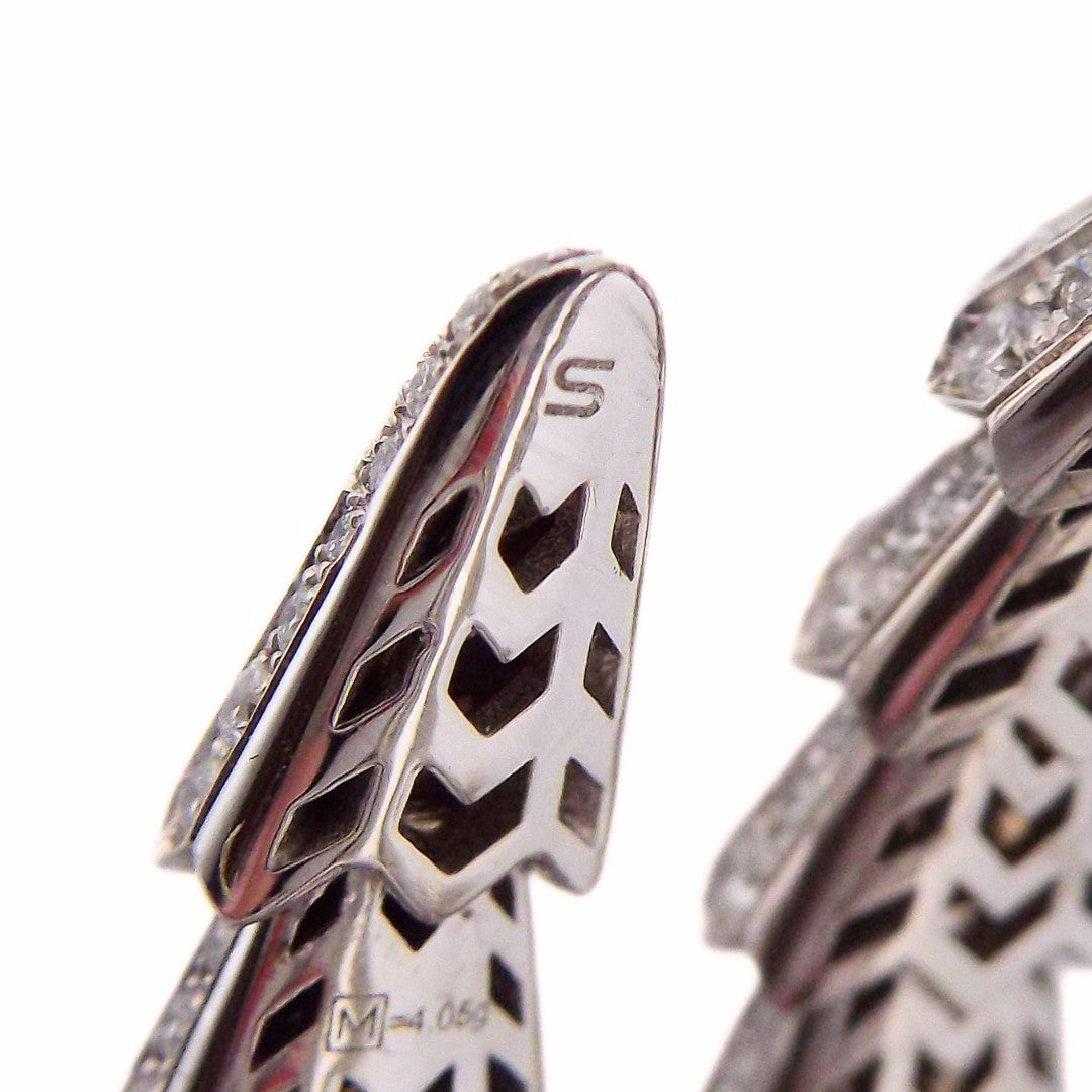 Bulgari 18K Diamond Emerald 'Serpenti' Bracelet