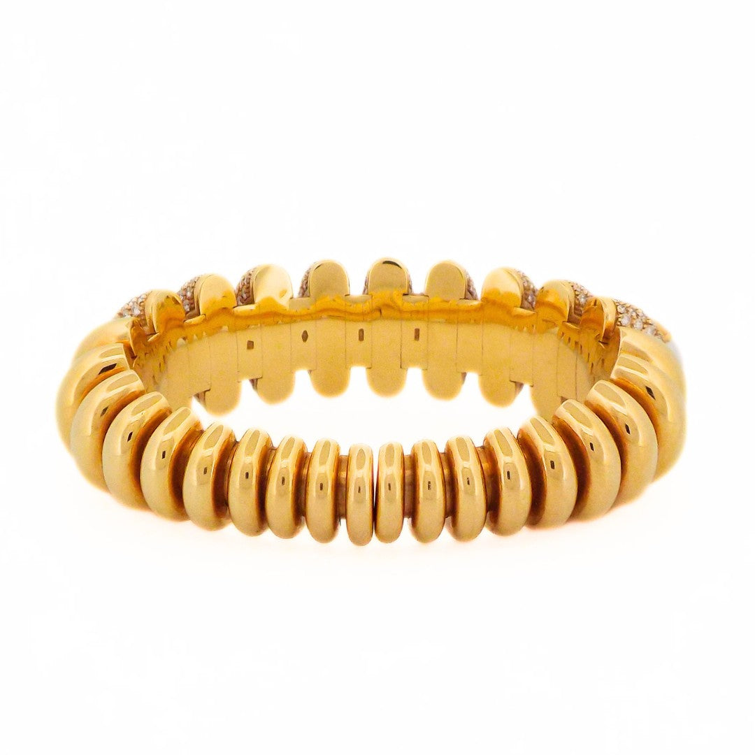 Bulgari 18K Pearl Diamond 'Celtica' Bracelet