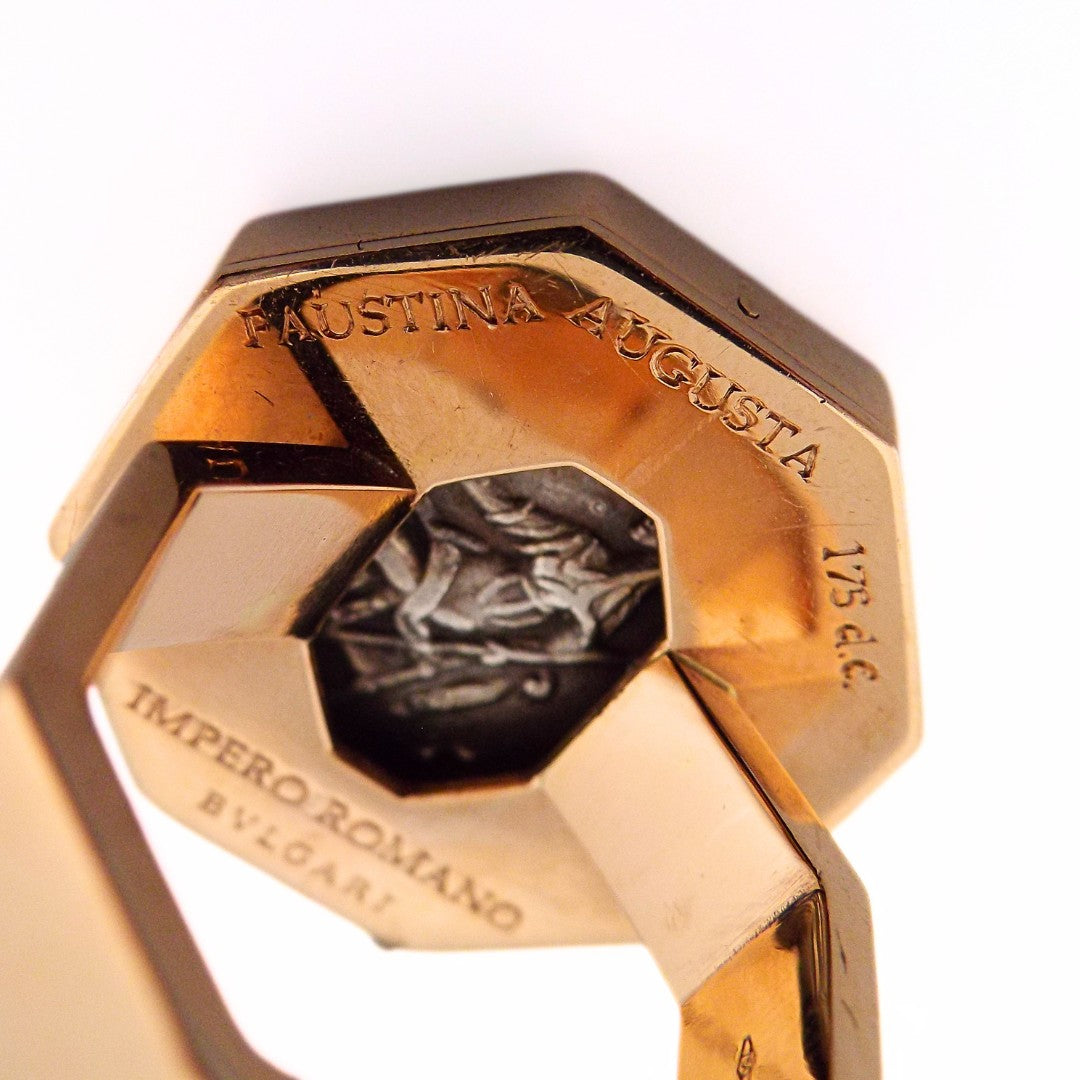 Bulgari 18K 'Monete' Geometric Ring