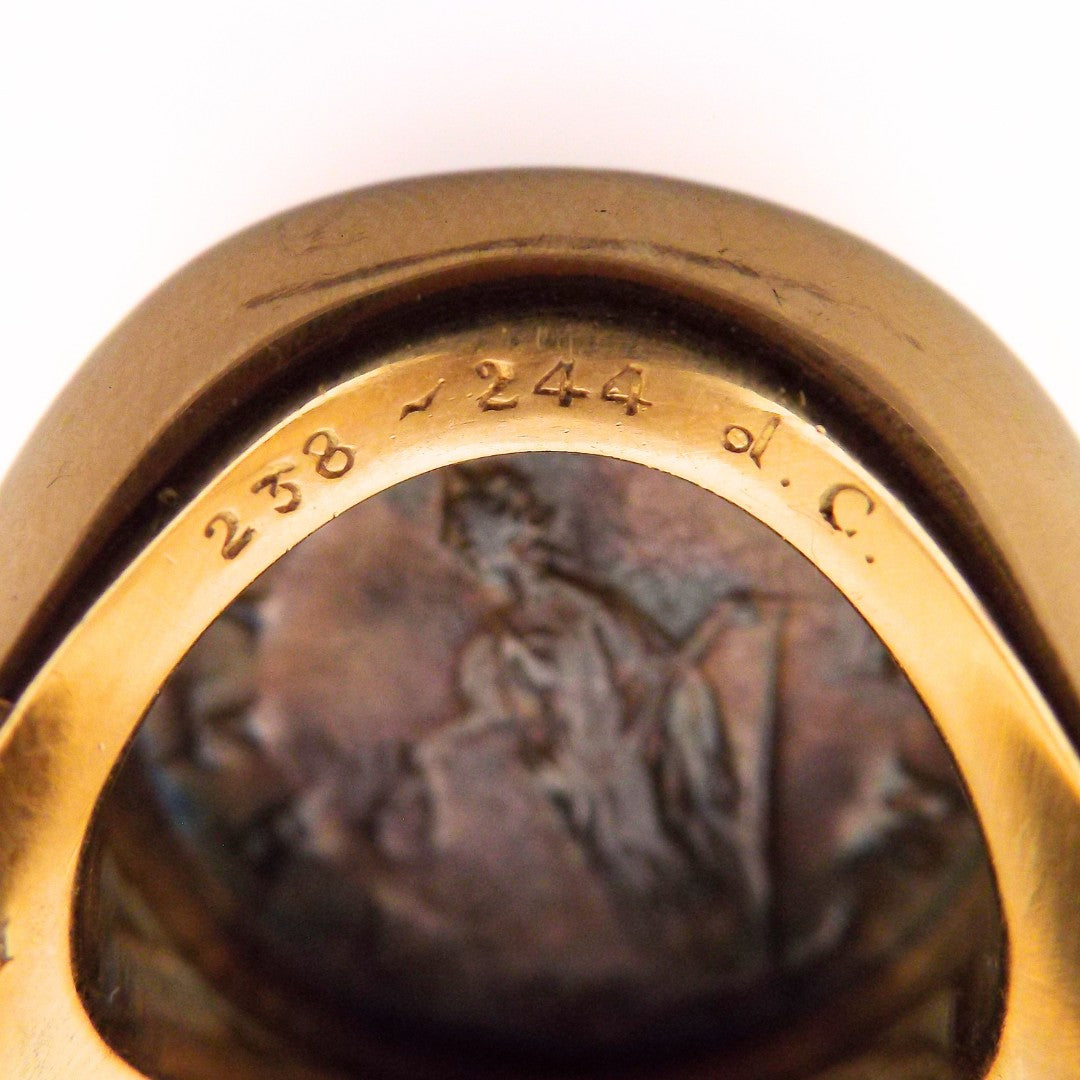 Bulgari 18K Diamond 'Monete' Coin Ring