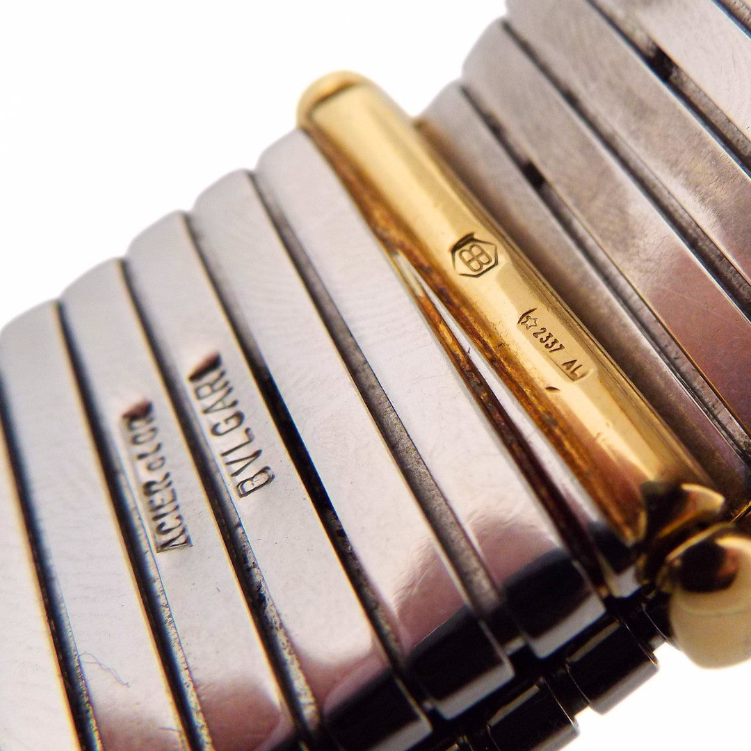 Bulgari 18K Steel Tubogas Parentesi Adjustable Bracelet