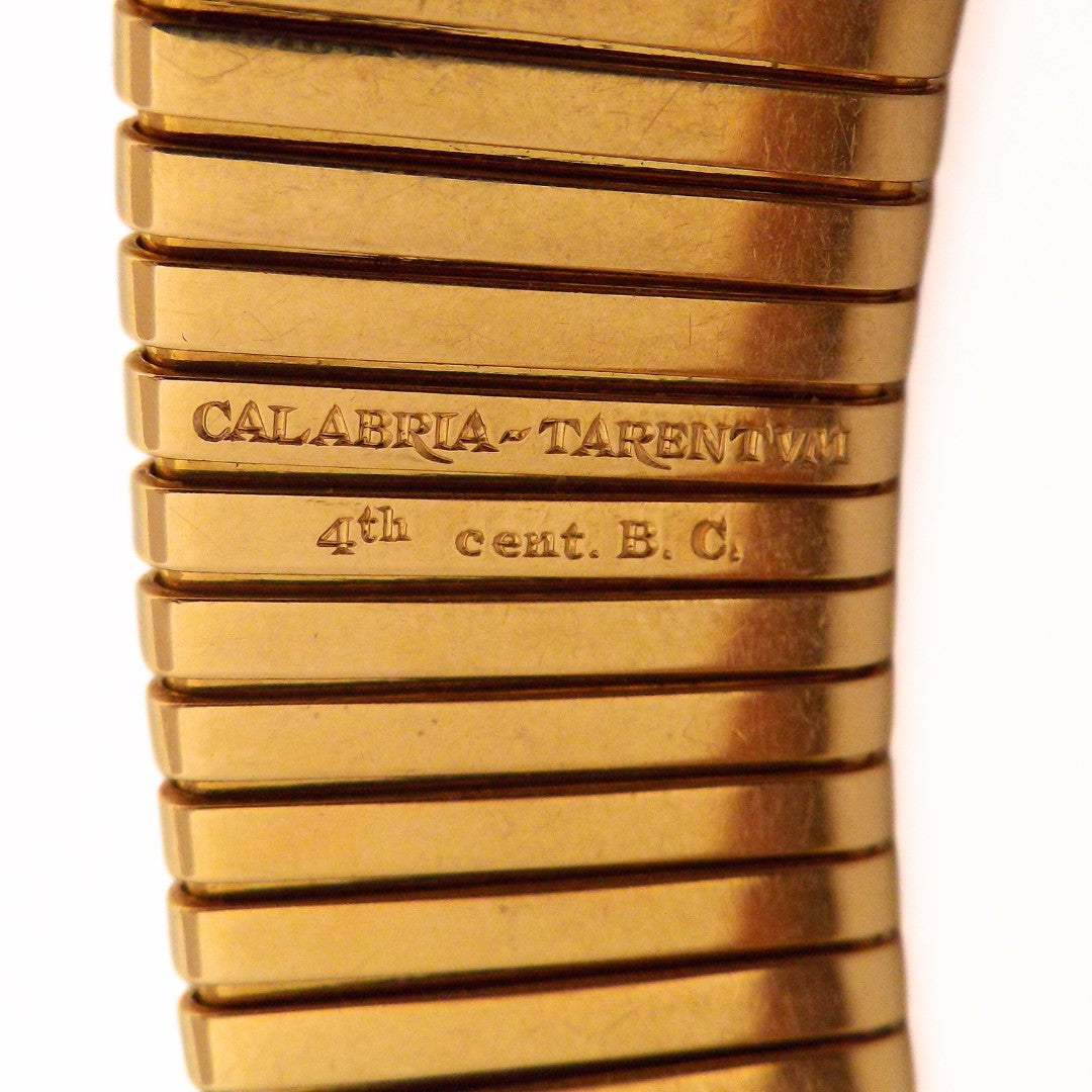 Bulgari 18K Gold 'Monete' Tubogas Choker Necklace