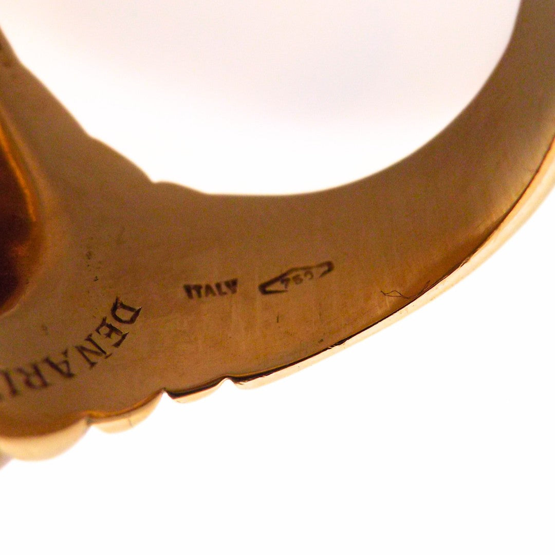 Bulgari 18K Gold Silver Monete Coin Ring