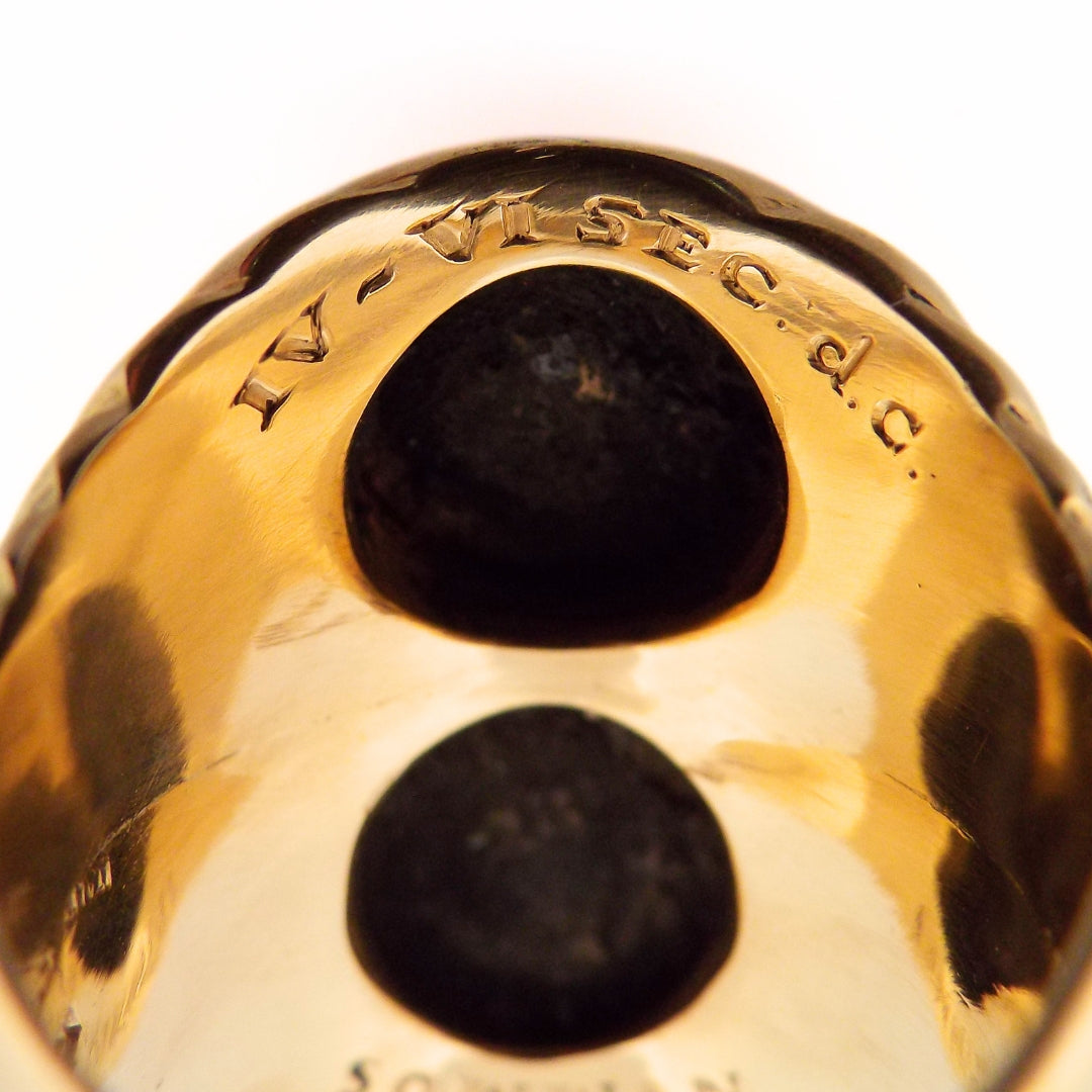 Bulgari 18K Double Monete Ring