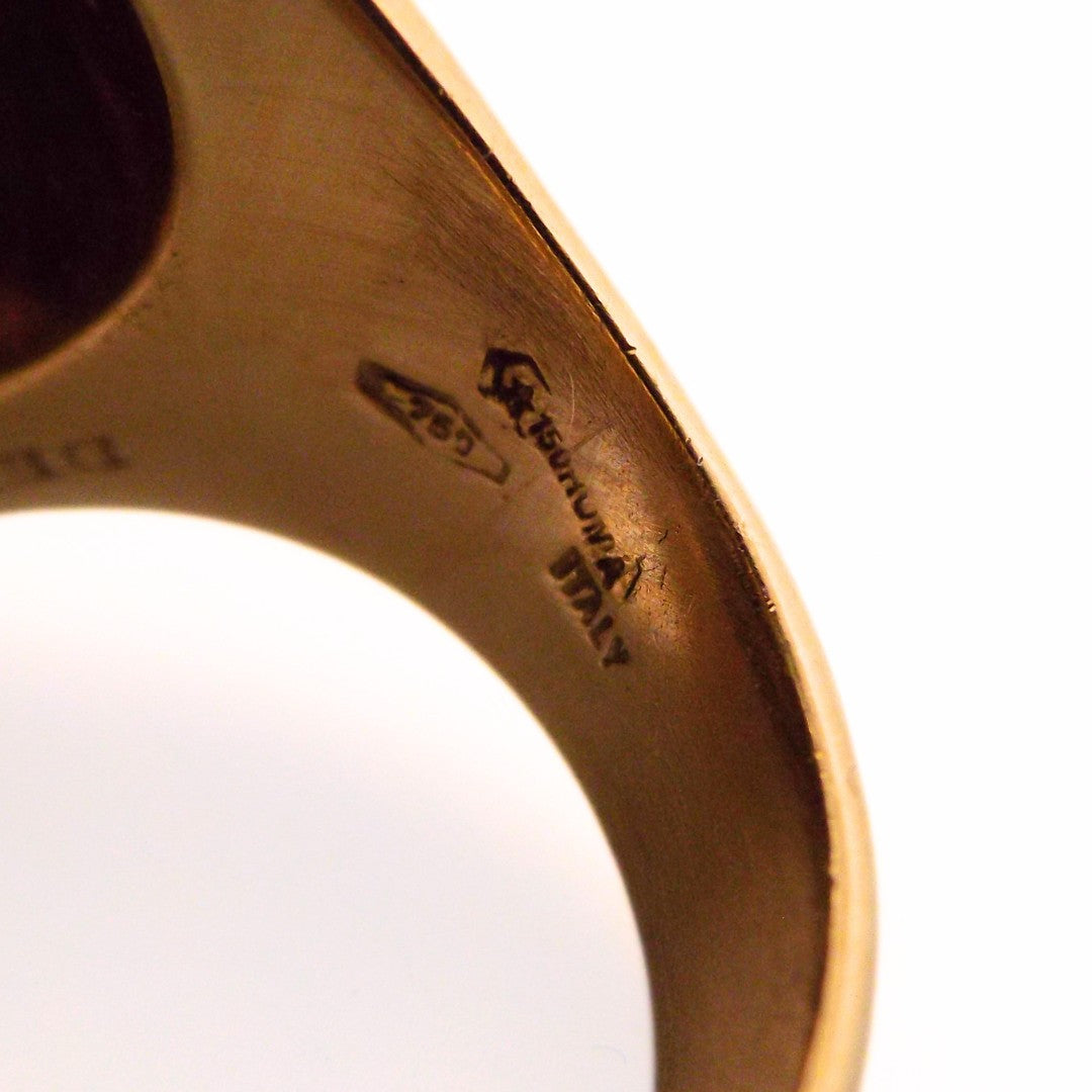 Bulgari 18K Diamond 'Monete' Coin Ring