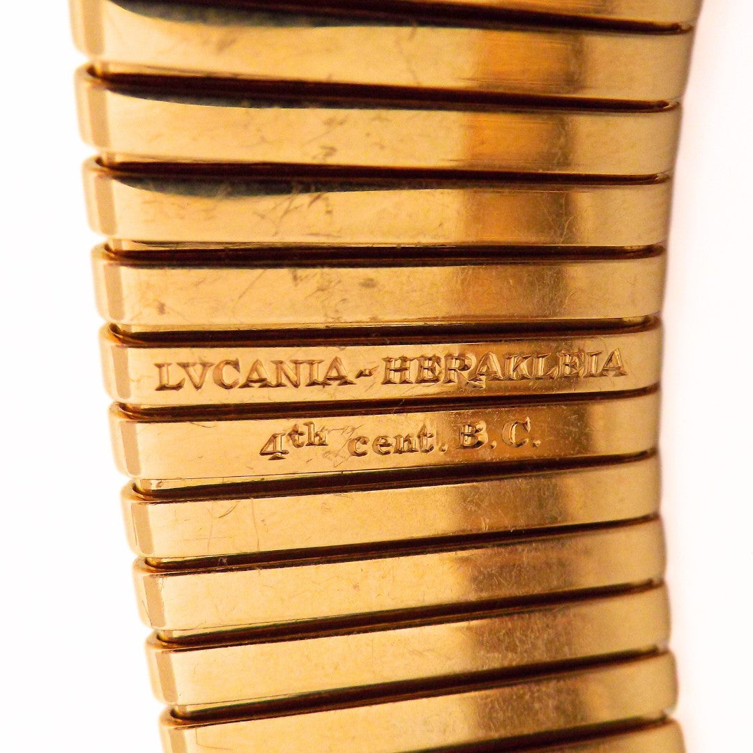 Bulgari 18K Gold 'Monete' Tubogas Choker Necklace