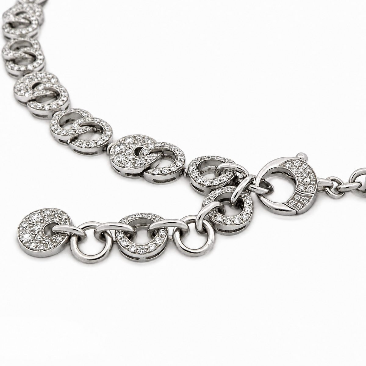 Bulgari 18K Diamond 'Cerchi' Necklace