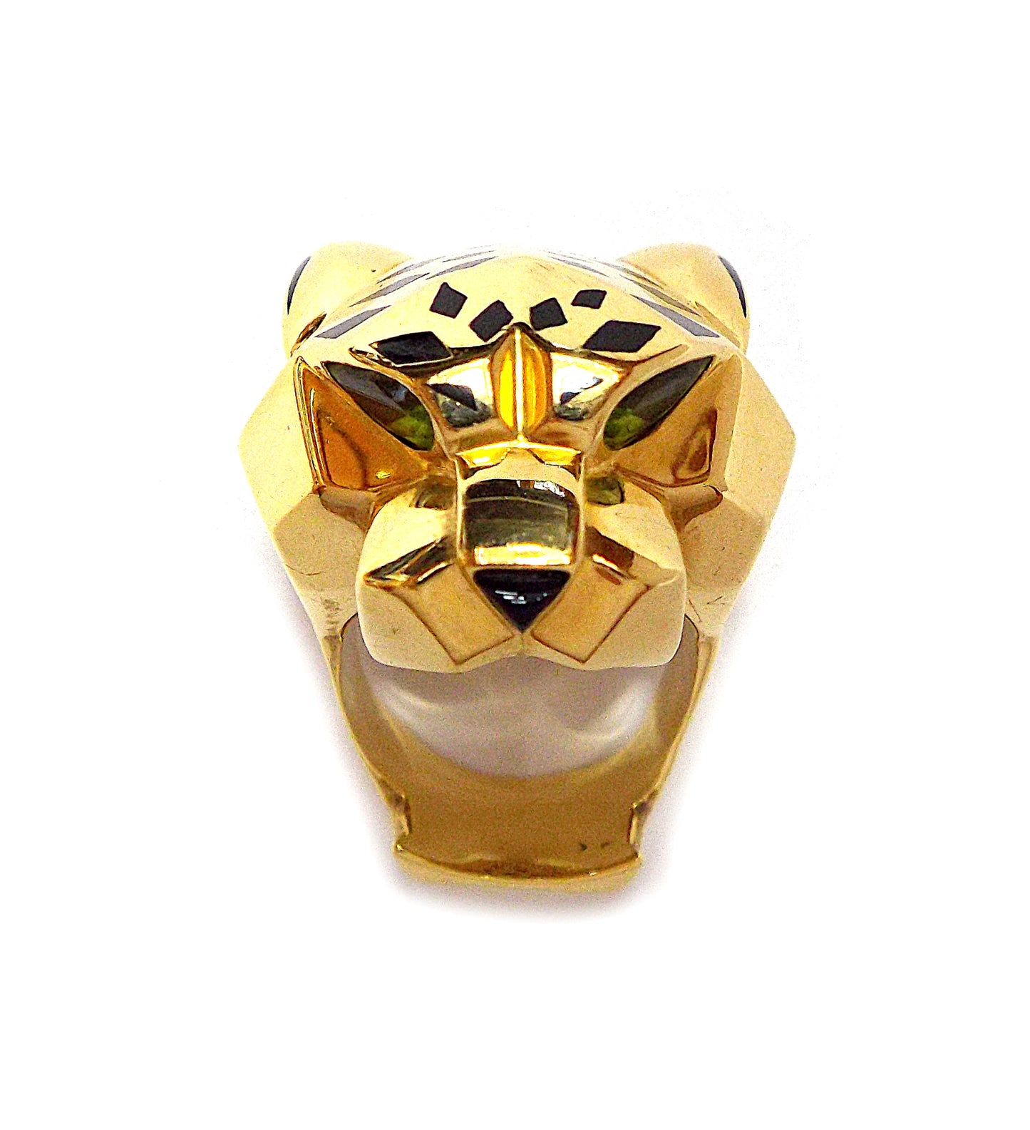 Panthere de Cartier 18K Yellow Gold Ring Size 60