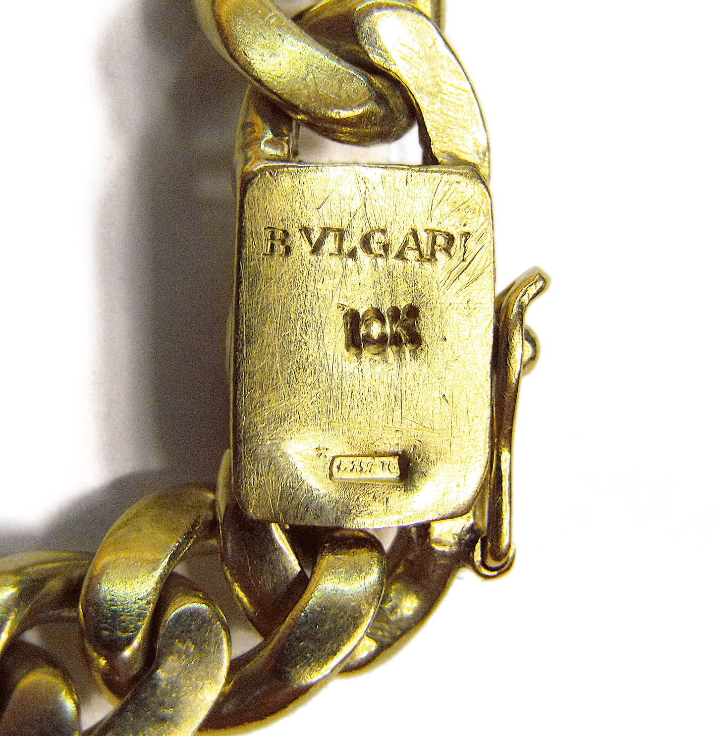 Bulgari Gold Diamond Long Chain Necklace