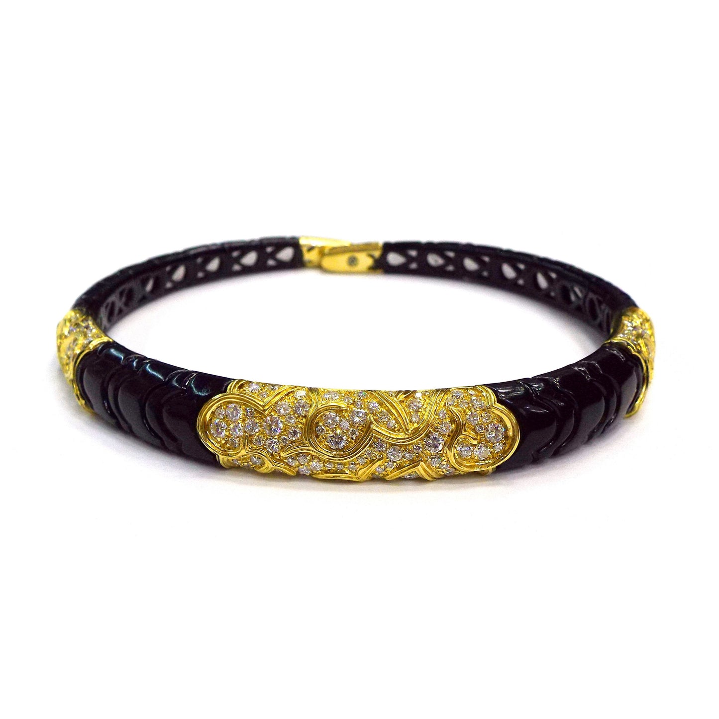 Marina B Gold Diamond 'Onda' Choker Necklace