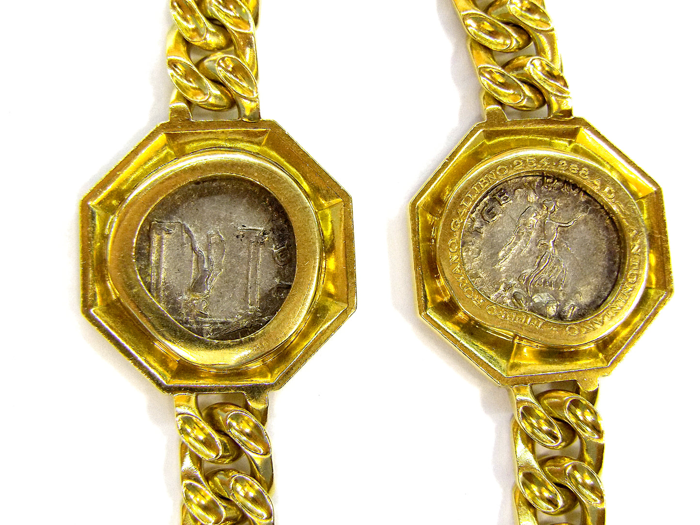 Bulgari Monete Gold Ancient Coin Necklace
