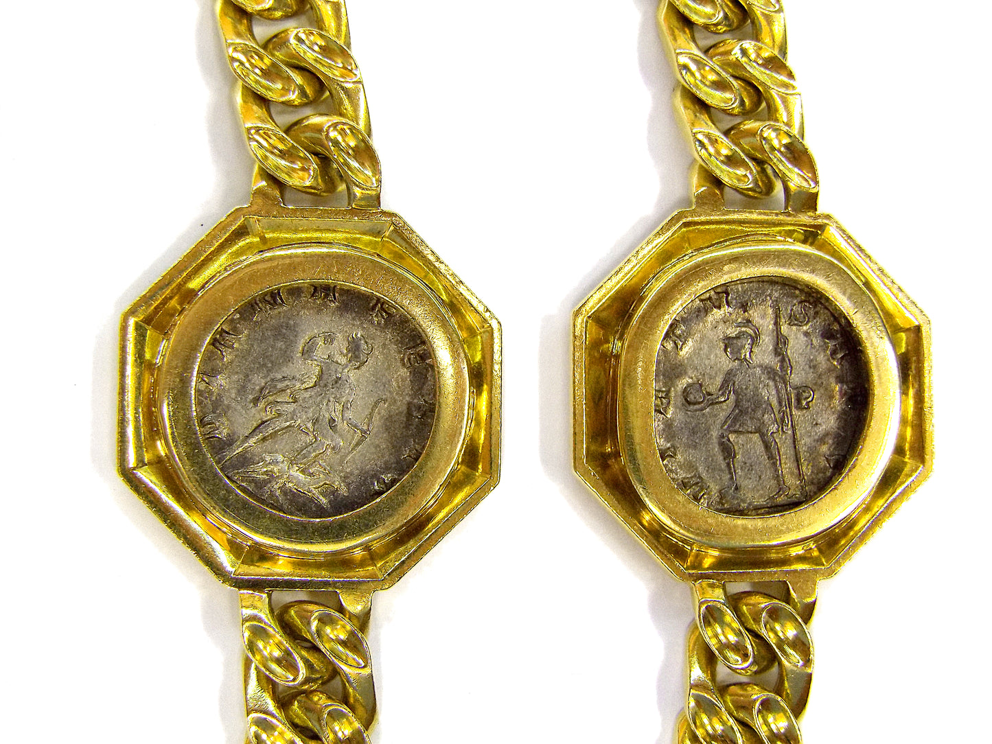 Bulgari Monete Gold Ancient Coin Necklace