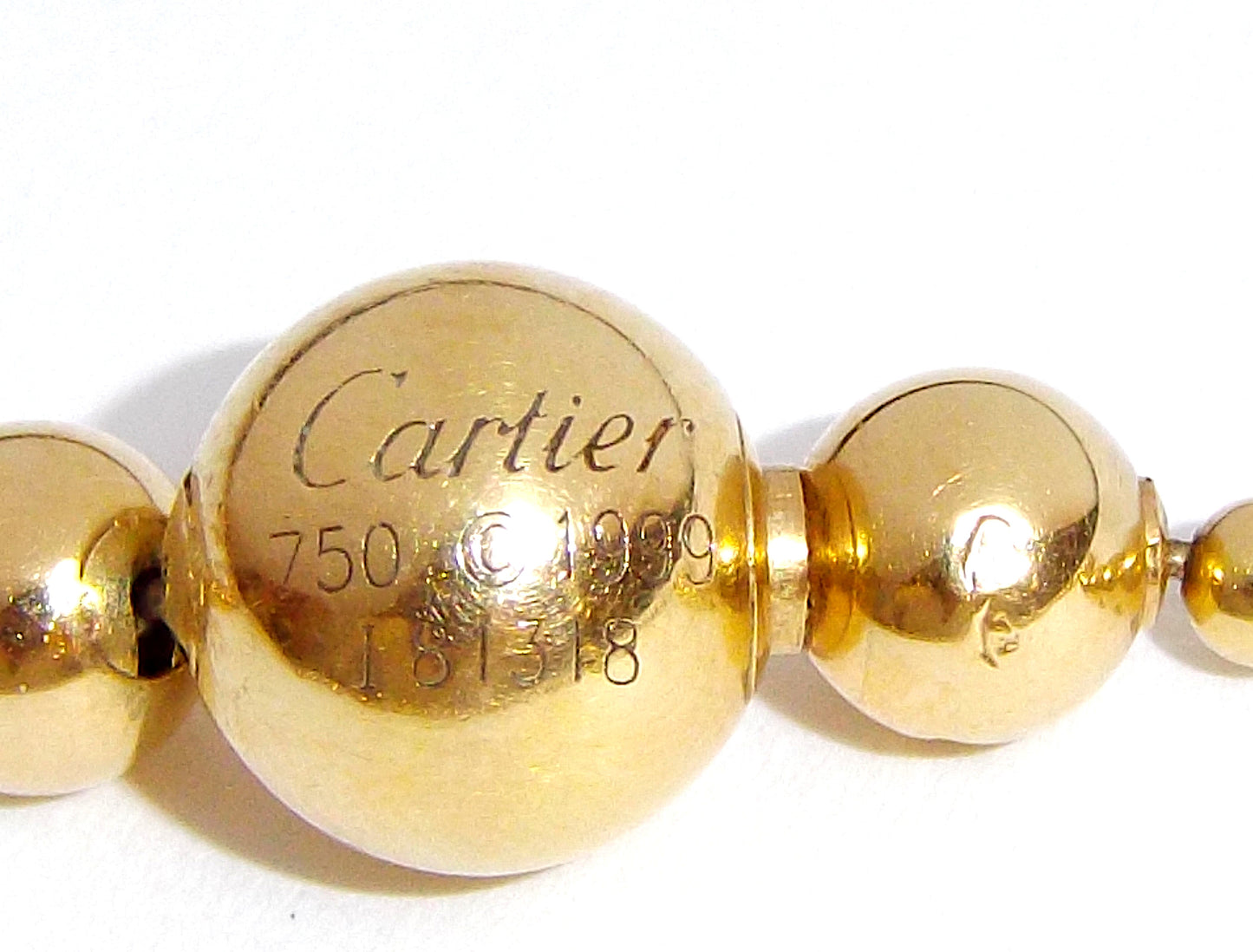 Cartier Yellow Gold Diamond 'Draperie De Decollete' Lariat Necklace