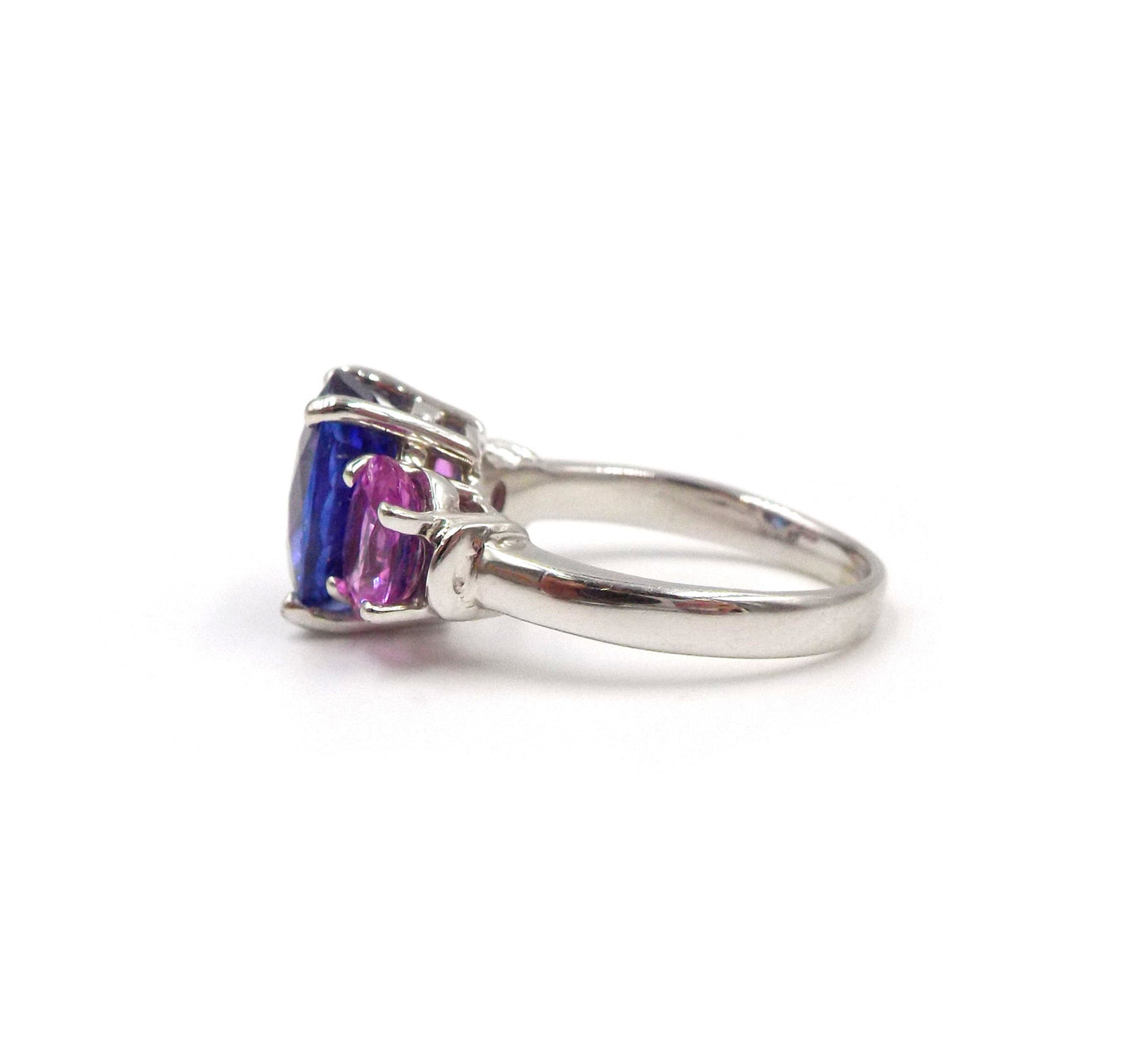 Sapphire and Pink Sapphire Ring