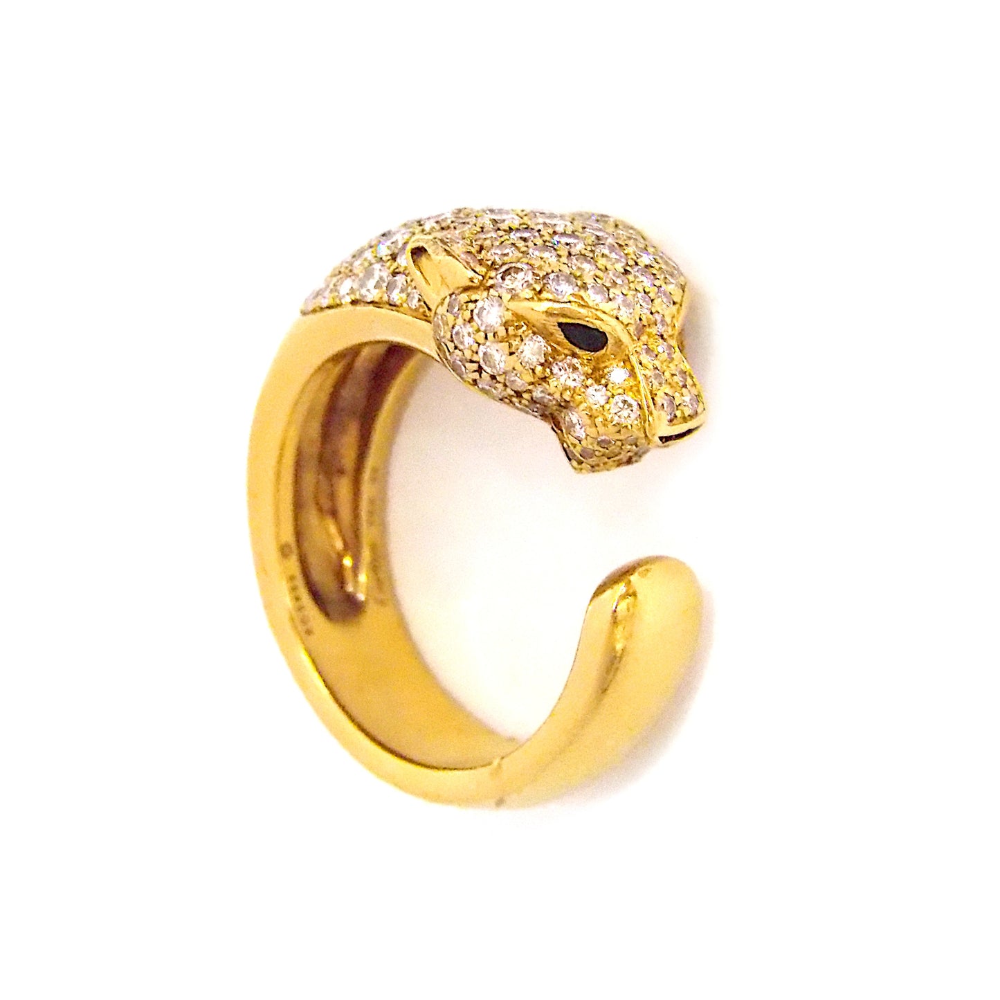 Cartier Panthere 18K Yellow Gold Diamond Ring